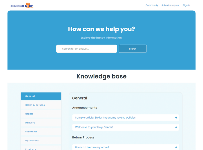 zendesk themes - Cognizance main image